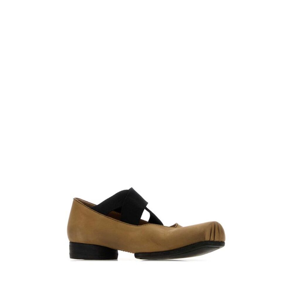 Uma Wang Women Biscuit Leather Ballerinas - Picture 2 of 2